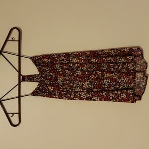 Floral print flow top